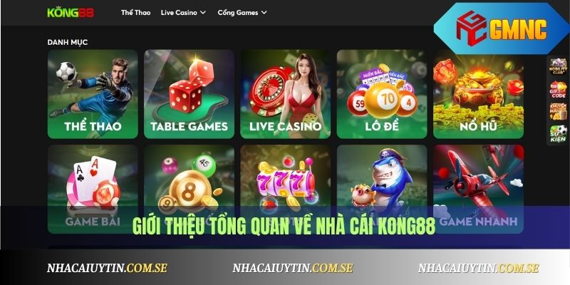 Giới thiệu tổng quan về nhà cái Kong88