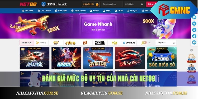 Đánh giá mức độ uy tín của nhà cái Net88