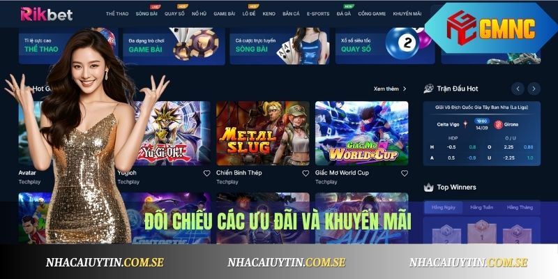 Đối chiếu các ưu đãi và khuyến mãi